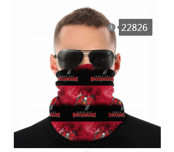 2021 NFL Tampa Bay Buccaneers #100 Dust mask with filter->nfl dust mask->Sports Accessory